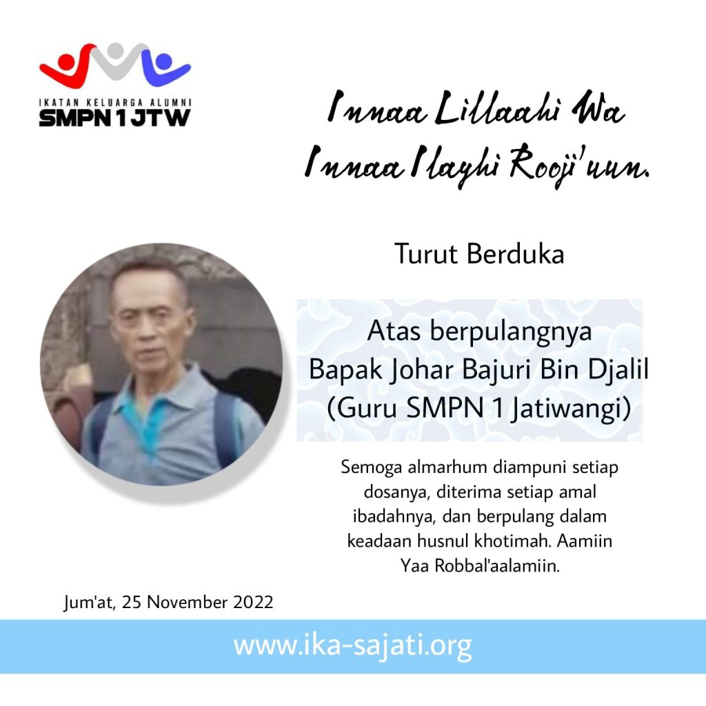 Berpulangnya Bapak Guru Johar
